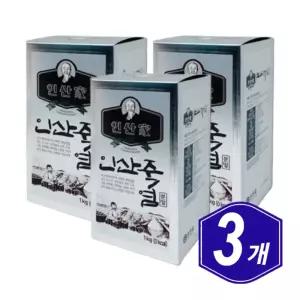 인산가 9회 죽염 분말 1kg x 3개 고급 구운소금