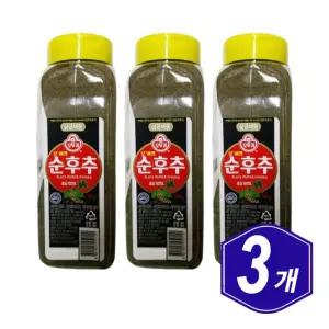 오뚜기 오쉐프 순후추 용기 450g x 3개 식당 음식 가게 업소용