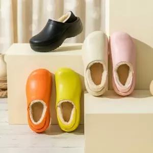 [옷자락]여성 경량 털안감 데일리 키높이 슬리퍼