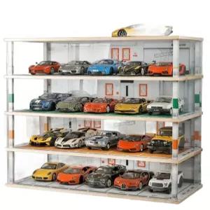 주차장 타워 자동차 미니어처 파킹스토리지 다층 수납 주차랙 보관함 오토파킹