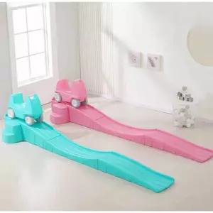 미끄럼틀 장난감 유아 실내 완구 레일카 3단 미니
