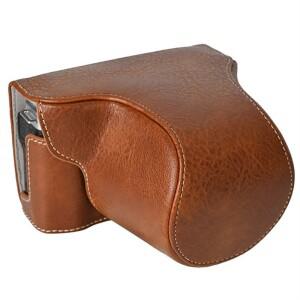 [호환품]ABZZ-Fujifilm X-M5 합성 가죽 카메라 베이스 바디 커버 키트 케이스 보호대 15-45Mm F/3.5-5.6 분