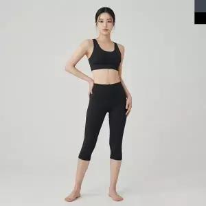 [옷자락]여자 쫀쫀 신축성 와이드밴딩 하이웨스트 레깅스