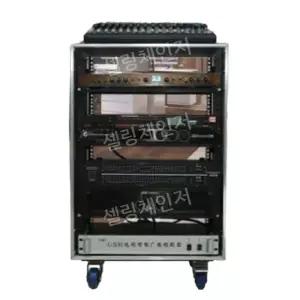 이동식 앰프 케이스 행사장 음향 믹서 콘솔 선반 무대