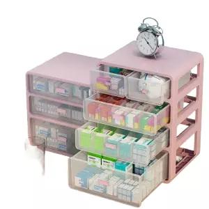 미니약상자 구급약 수납 정리 미니 알약 분리 정리함 요일