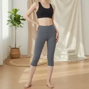 [옷자락]여성 신축성 와이드밴드 하이웨이스트 레깅스