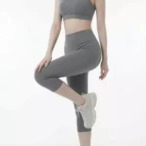 [옷자락]여성 신축성 좋은 하이웨스트 와이드밴드 레깅스