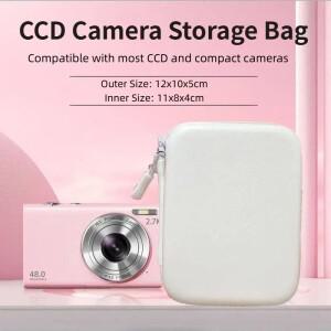 [호환품]PU 가죽 CCD 디지털 카메라 케이스 하드 쉘 보호대 케이블 정리 가방 (캐논 호환 후지 코닥