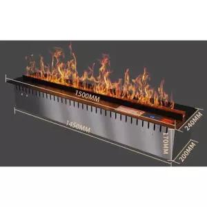 수증기 벽난로 불꽃 장식 3D 무드등 난로 불멍 조명