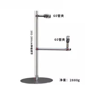 연통지지대 바닥고정식 스텐 파이프 굴뚝 화목난로