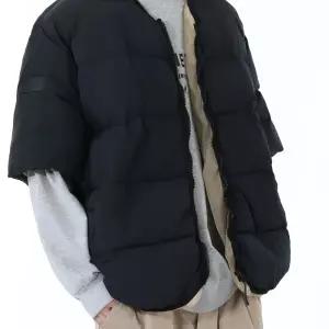 여성 경량패딩점퍼 반팔패딩 재킷 코튼 트렌디한 패션 가볍고 조끼 반팔 아