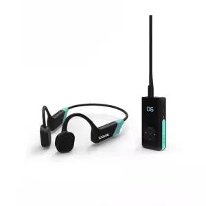 골전도 수중 수영훈련 녹색 이어폰 무전기 헤드폰