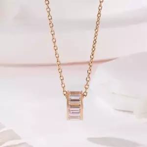 14K 바게트 큐빅 베젤 링 펜던트 MNP42500