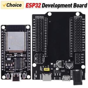 ESP32 WiFi+블루투스 듀얼 코어 ESP32-DevKitC-32 ESP-WROOM-32 개발 보드 30핀과 호환되는 확장