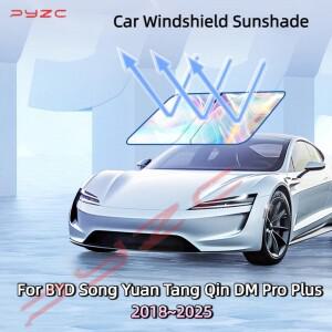 BYD 호환 송위안 당진 DM 프로 플러스 ~2025 차량용 햇빛 가리개 자동차 앞유리 차양막 열 차단 여름용 액