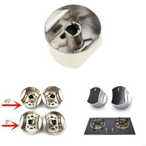 F92F 스토브 버너 제어용 쿠커 손잡이 다이얼 조리기구, 가스 스토브, 오븐용 헤비 듀티 금속 쿡탑 제어