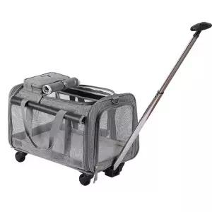 펫 이동가방 강아지 고양이 캐리어 우주선 기내용 항공 여행용 휴대