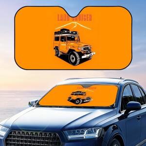 FJ 크루저 SUV 오프로드 선바이저 재사용 가능 알루미늄 호일 차단 열 3중 단열 앞유리 차양막