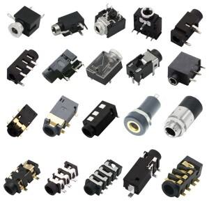 2.5MM 헤드폰 잭 오디오 비디오 여성용 모노 듀얼 채널 스테레오 소켓 솔더 패널 마운트 PJ-320D