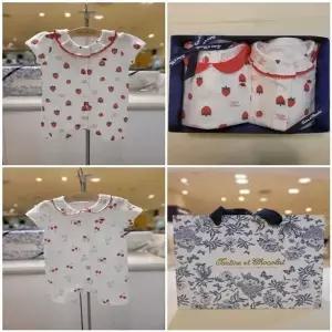 [쇼콜라] TNPMXS253W 백일선물딸기내의우주2종