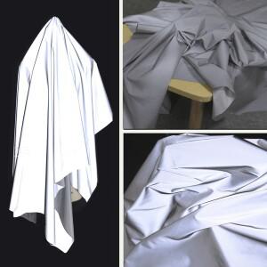 59x19.68인치(150x50cm) 나이트 비전 고가시성 반사 안전 직물 소재 의류용 바느질