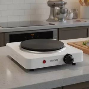 키친아트04TH 스퀘어 1구 핫플레이트 세라믹코팅열판 모든용기가능