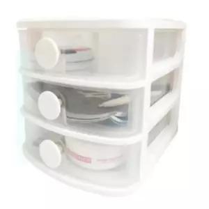 옷서랍장 아기옷서랍장 반투명 프리티 5단 블루