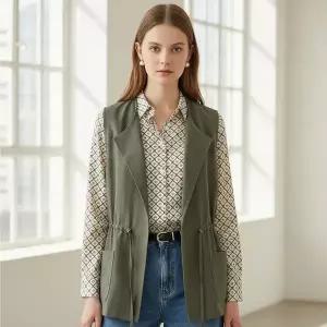 [하프클럽/리블리크]위드미 루즈핏 린넨 베스트_RF2VE001