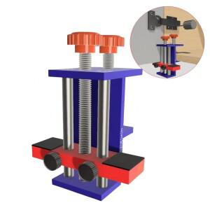 캐비닛 도어 장착 지그 지지대 및 클램프 포함 다기능 목공 설치 서랍 가구 드릴링 도구