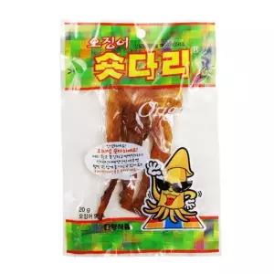 한양식품 숏다리 오징어 맥주안주 20g 10봉 최신제조