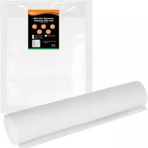 하이거 100 마이크론 수족관 필터 패드 어항 폴리 미디어 울 워터 폴리싱 펠트 12인치 x 40인치