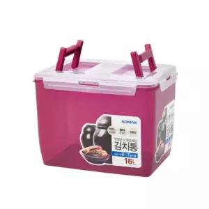 코멕스 뚜껑이 더 튼튼해진 김치통 핸들형 351x258mm 16L 1개