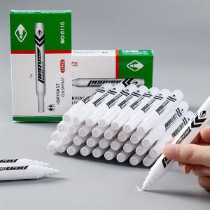 17개 아크릴 페인트 화이트 마커 흰색 펜 (암석 페인팅 돌 세라믹 유리 나무 타이어 직물 메탈 캔버스용)