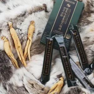 진웰스 발효녹용홍삼스틱의진수 12g 30포 홍삼액 6년근 발효 부모님 선물