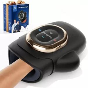 열 및 압박 기능이 있는 밥 앤 브래드 핸드 마사지기 개별 손가락 FSA-HSA 자격 관절염 손목 터널용 무선