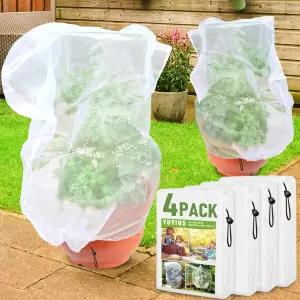 YUIUS 과일 나무 그물망 정원 보호용 식물 매미 벌레 새의 해충 차단막으로 블루베리 부시 곤충 덮개