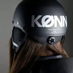 스키 헬멧 캡 모자 데님 장식 블랙 스노우 스노우보드 비니