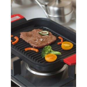 무쇠 그릴팬 스테이크 전용 스트라이프 인덕션 겸용 미니 후라이팬