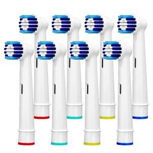 OralB와 호환되는 교체용 브러시 헤드 Braun- 전문가용 전동 칫솔 8개 팩- Ora용 정밀 리필