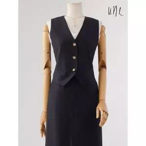 [하프클럽/윈]UNE럭셔리시크 브이넥베스트