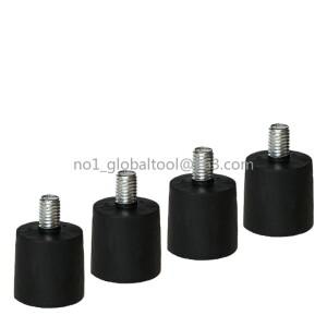 4개/세트 168/170F 충격 흡수 발 매트 기계 패드 2/3인치 워터 펌프 랙 받침 휘발유 발전기 부품