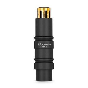 [미국배송] 볼란 마이크 프리앰프 28DB 이득 XLR(금도금 커넥터 포함) 남녀 어댑터 SM7B /SM58 마이크용 48V 팬텀 파워 믹서 사운드 카드(블랙)