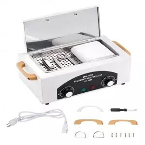 금속 도구용 고온 청소 상자 조절 가능한 타이머 110V 300W 네일 살롱 이발소 및 가정용 122 F-428 F