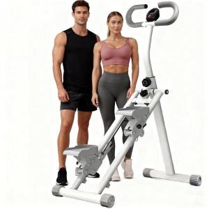 가정용 스테퍼 수직 클라이머 기계 계단 핸들바로 가능한 위한 운동 조절 전신 운동을