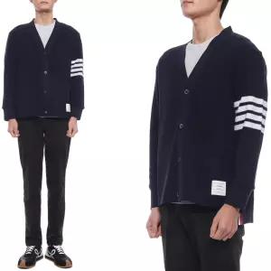 [톰브라운]26SS 남성 사선 스트라이프 가디건 (MJT554A J0248 415 26S)