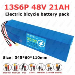 48V 21Ah 13S6P 리튬 배터리 팩 18650 21000mAh 30A BMS 보호판 포함 시티코코 전동 스쿠터 적합