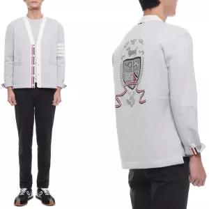 [톰브라운]26SS 남성 사선 스트라이프 가디건 (MKC634A Y3043 058 26S)