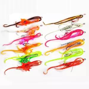 타이라바 타코웜 실리콘 스커트 참돔 부시리 봉돔 바다낚시 선상낚시 루어 채비