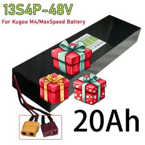 13S4P 48V 배터리 팩 내장 BMS 쿠고 M4/M4Pro/MaxSpeed용 20000mAh 전동 스쿠터