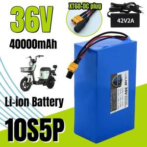 36V 40000mAh 전동 스쿠터 리튬 배터리 18650 10S5P 팩 40Ah